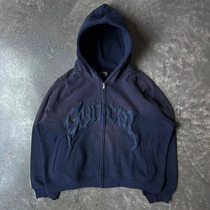 Y2K Zip Unisex Hoodie