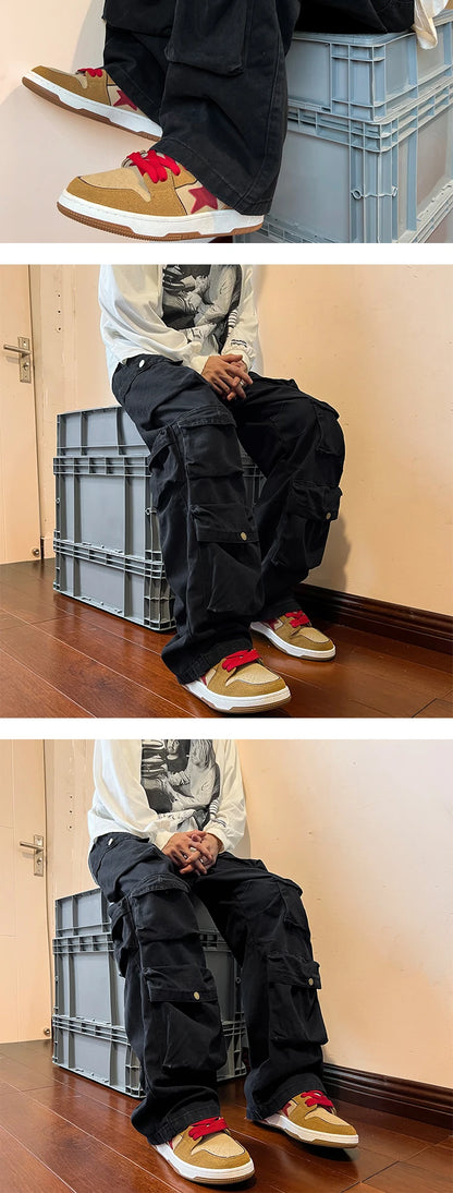 Hip-Hop Casual Cargo Trousers