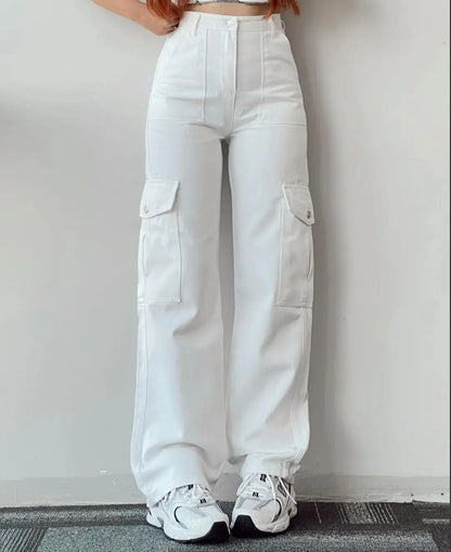 Y2K Wide Leg Cargo Streetwear Pants