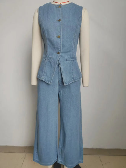 Two-Piece Vest Set