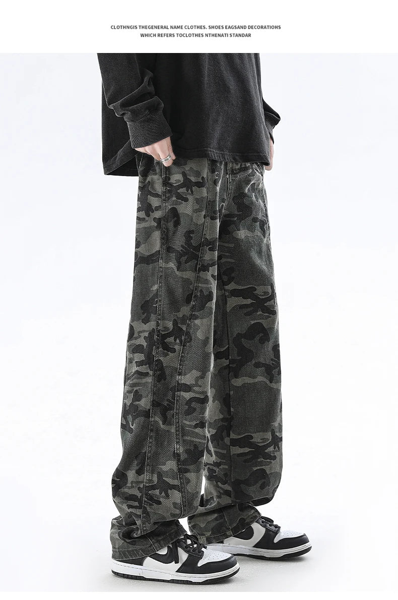 Grey Cargo Jeans