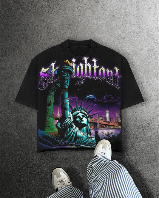 Gothic Liberty Graphic Tee
