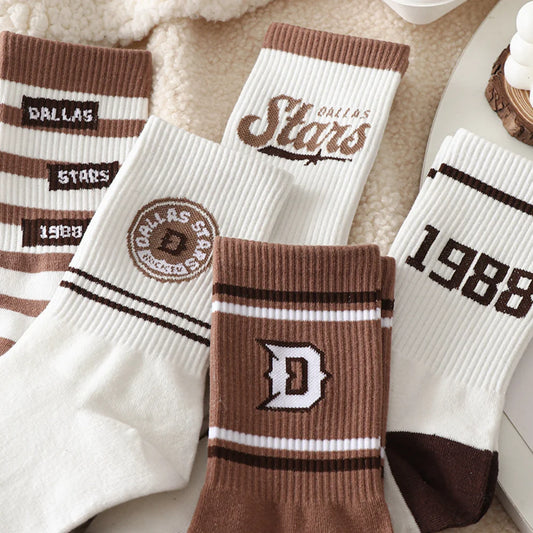 Brown Stripe Socks