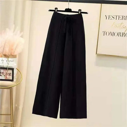 Straight Wide Leg Pants