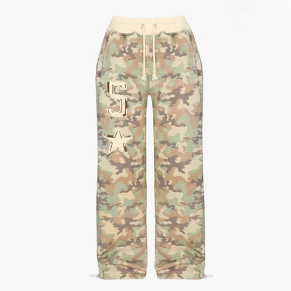 Women Camouflage Two-Piece Set