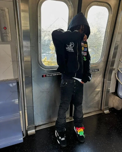 Y2K Zip Up Hoodie