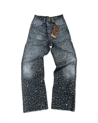 Sequin Rhinestone Jeans