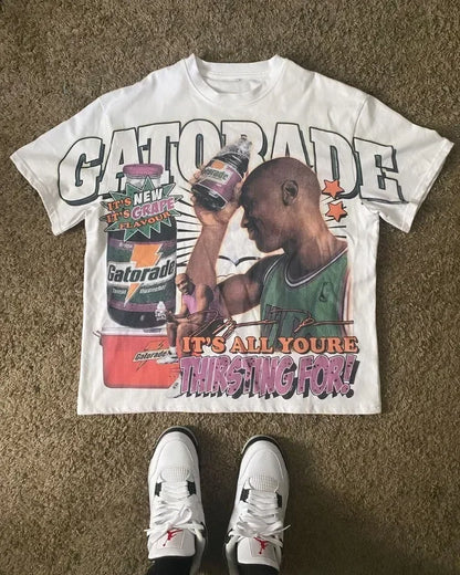 Y2K Retro Portrait Graphic Tee