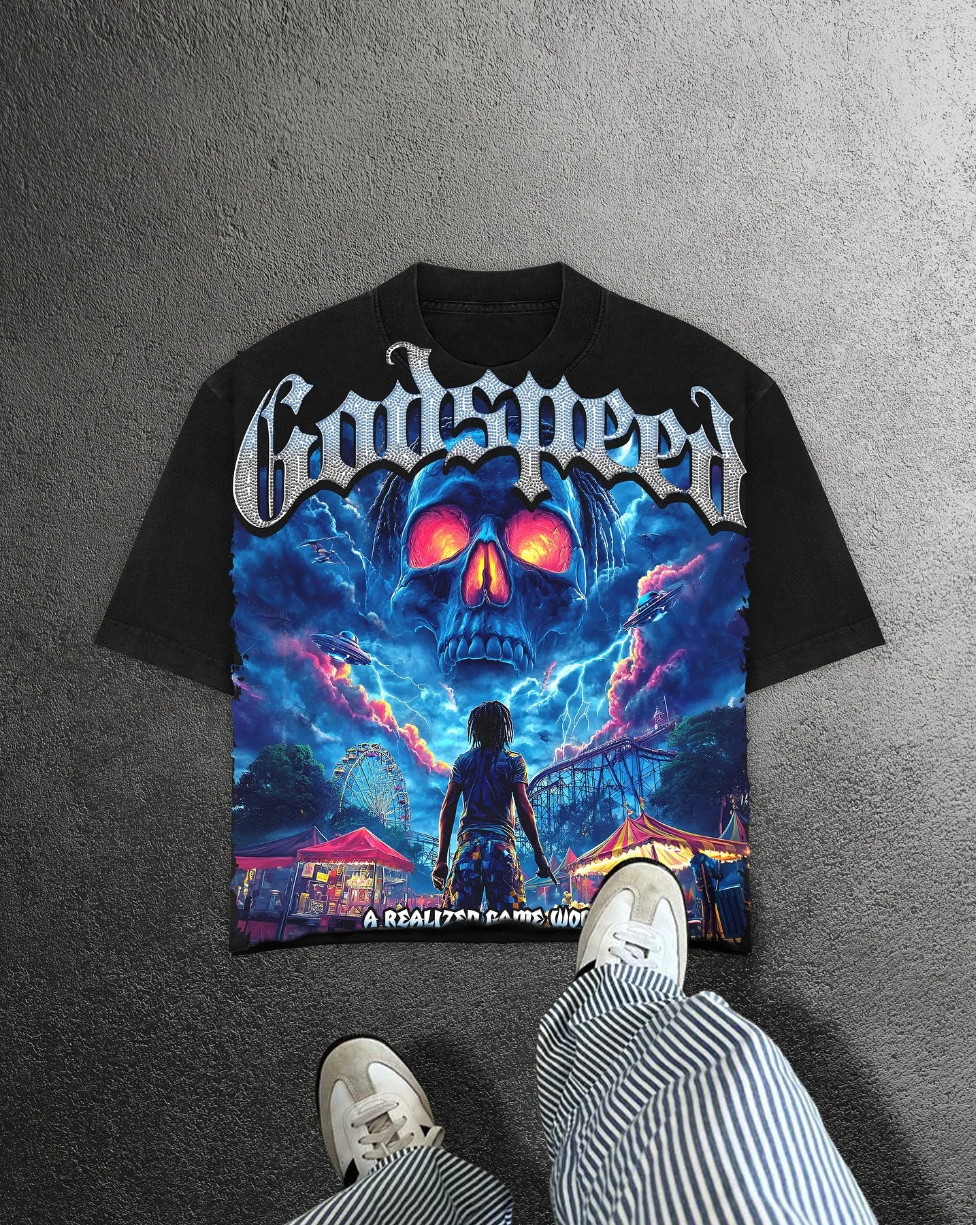 Y2K Gothic Streetwear T-Shirt