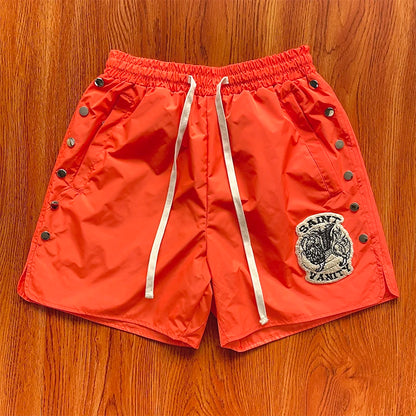 Unisex Embroidered Sports Shorts