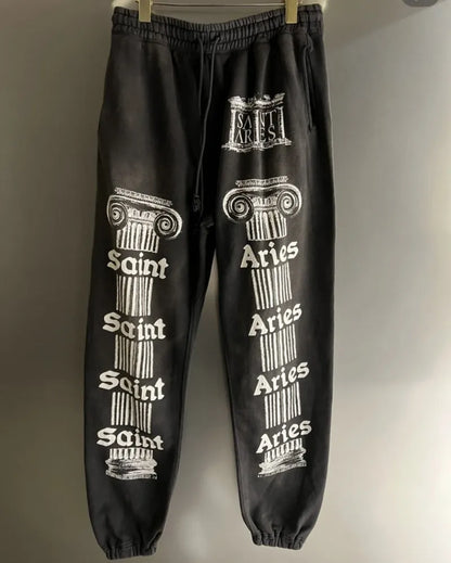 Saint Slogan Hoodies Set