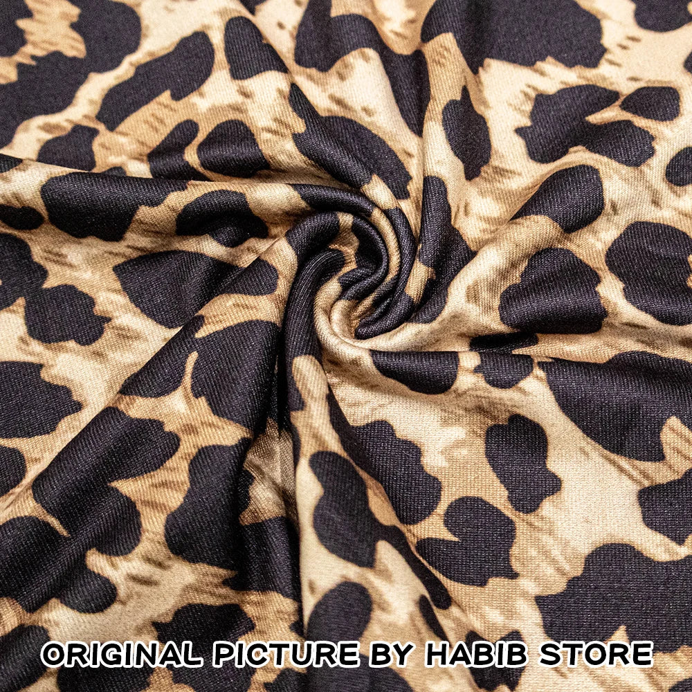 Leopard Flare Trousers