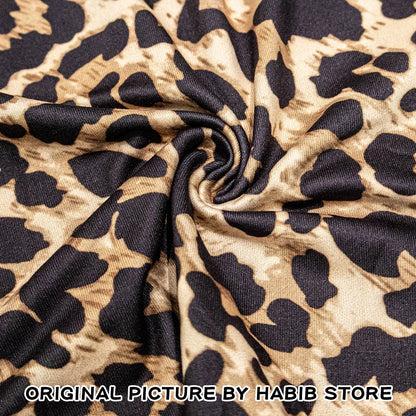 Leopard Flare Trousers