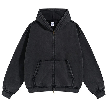 Vintage Zipper Hoodie