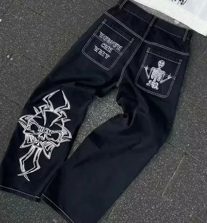 Sequin Rhinestone Jeans