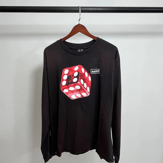 Vintage Casual Long Sleeve Tee