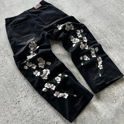 Y2K Cherry Blossom Pants