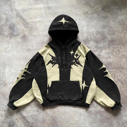 Dark Retro Streetwear Hoodie