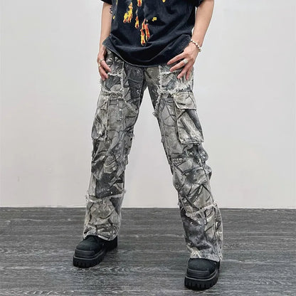 Y2K Flare Cargo Pants