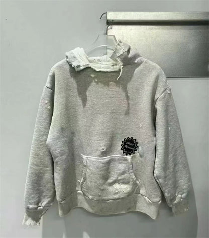 Broken Hole Pullover Hoodie