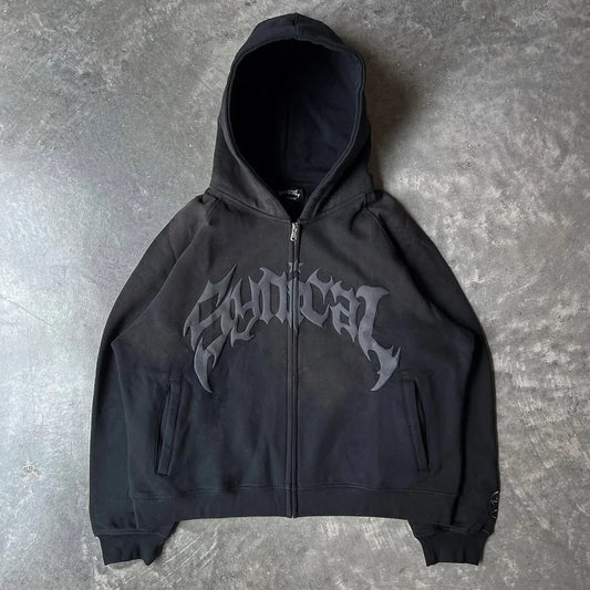 Y2K Zip Unisex Hoodie