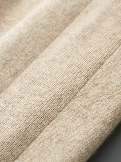 Cashmere Men Hooded Cardigan Set