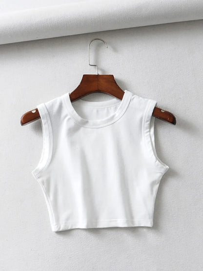 Vintage Crop Sleeveless Top