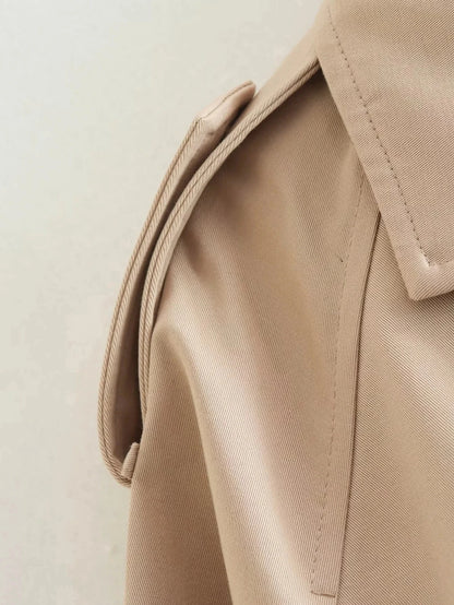 Cropped Trench Jacket
