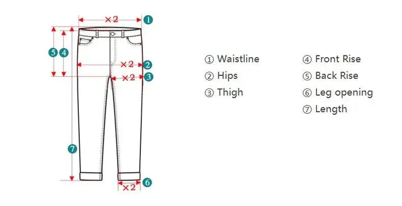 Men’s Plaid Denim Pants