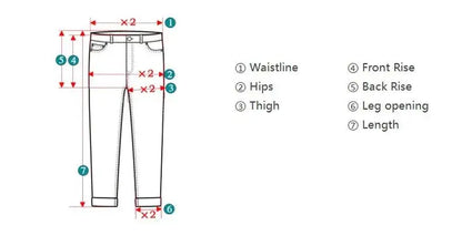 Men’s Plaid Denim Pants