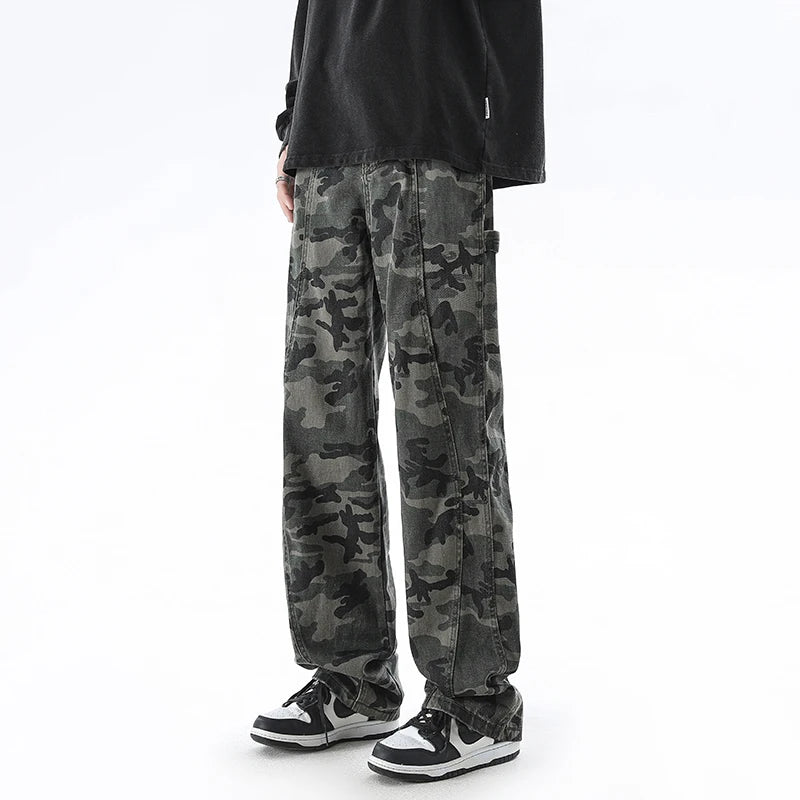 Grey Cargo Jeans