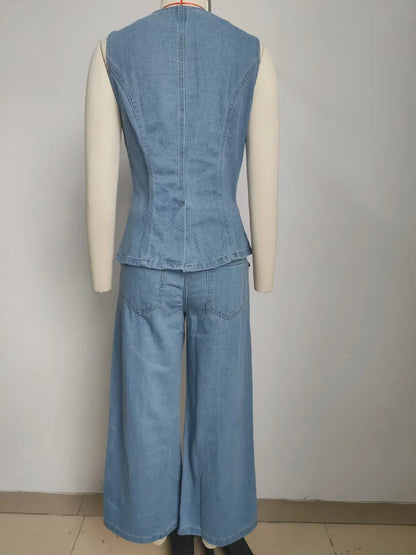 Two-Piece Vest Set