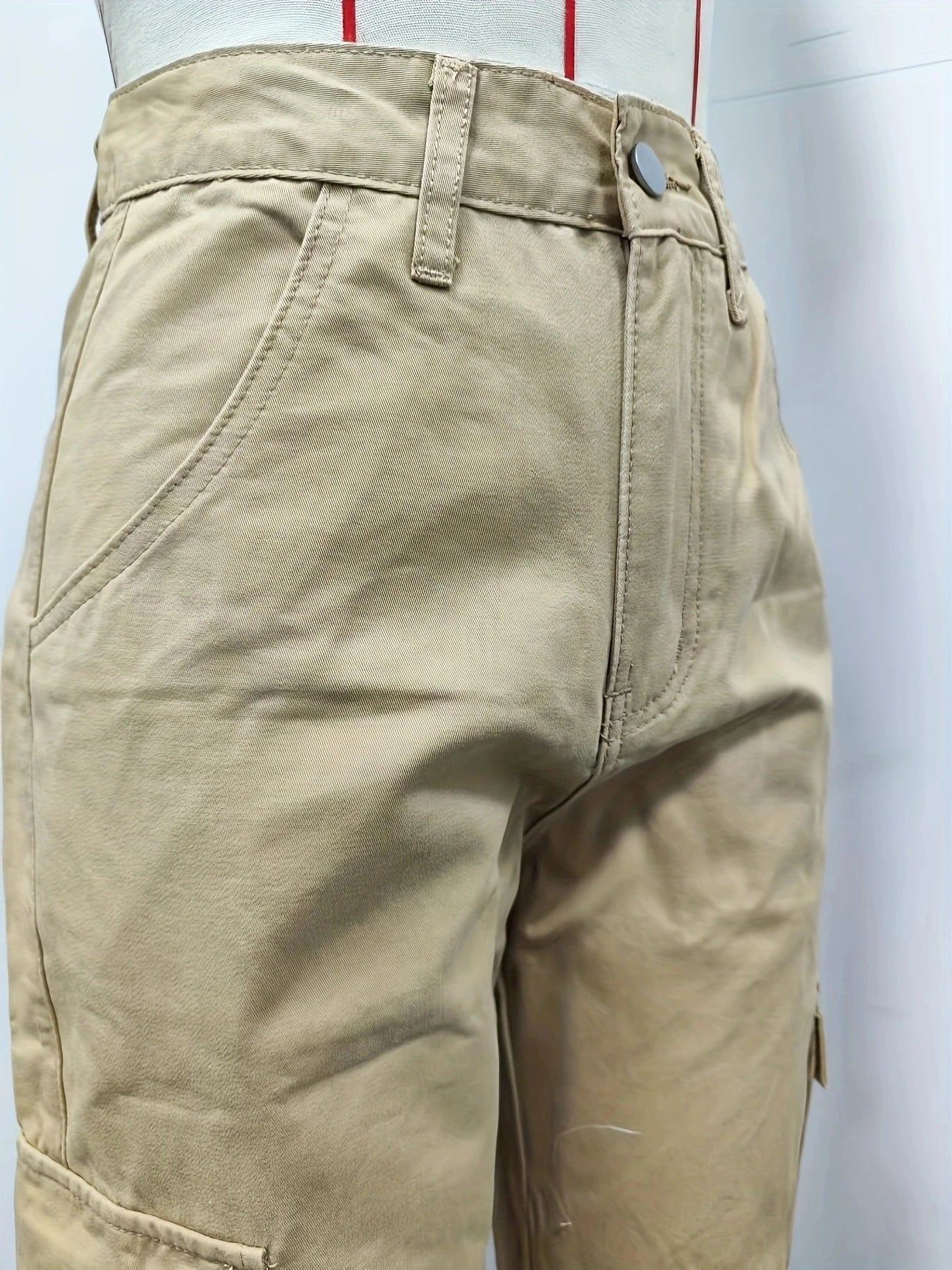 Multi-Pocket Stretch Pants