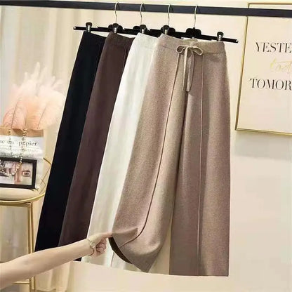 Straight Wide Leg Pants