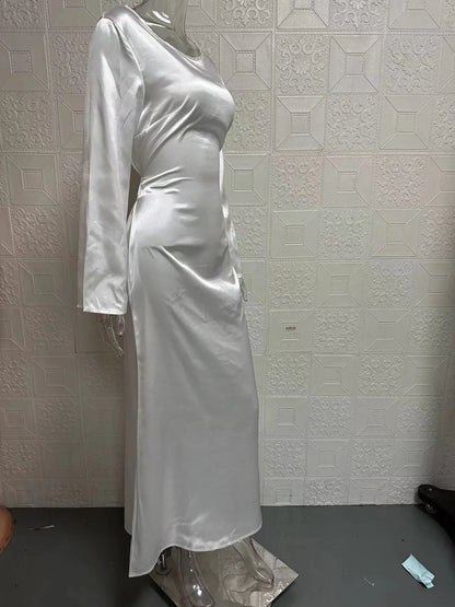 Round Neck Long Dress