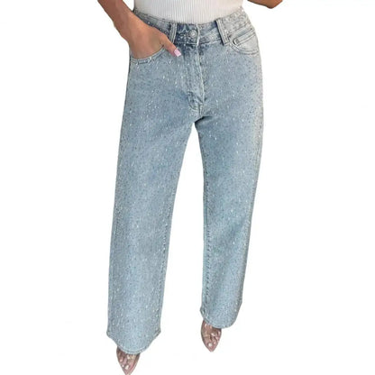 Women’s High Waist Pearl Jeans