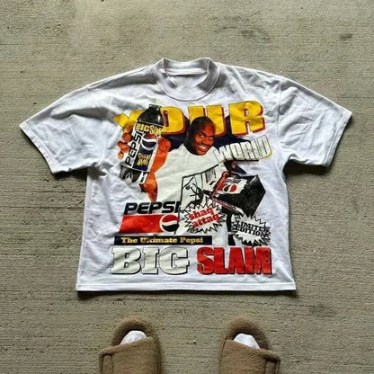 Y2K Retro Portrait Graphic Tee