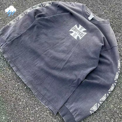 Cross Logo Choppers Long Sleeve T-Shirt