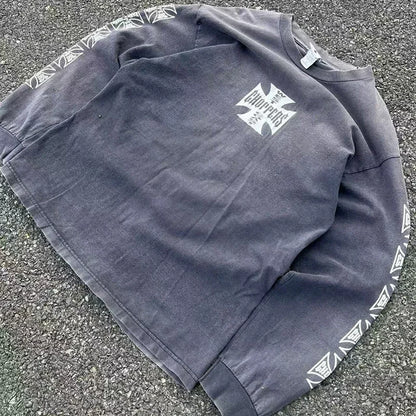 Cross Logo Choppers Long Sleeve T-Shirt