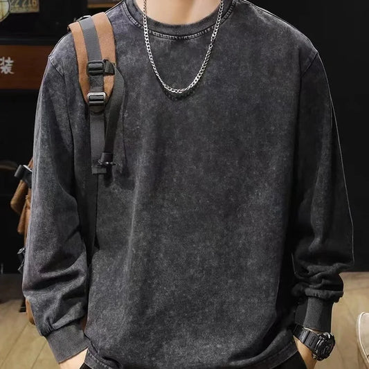 Vintage Washed Cotton Sweatshirt