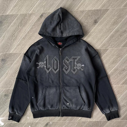 Skull Hoodie Set
