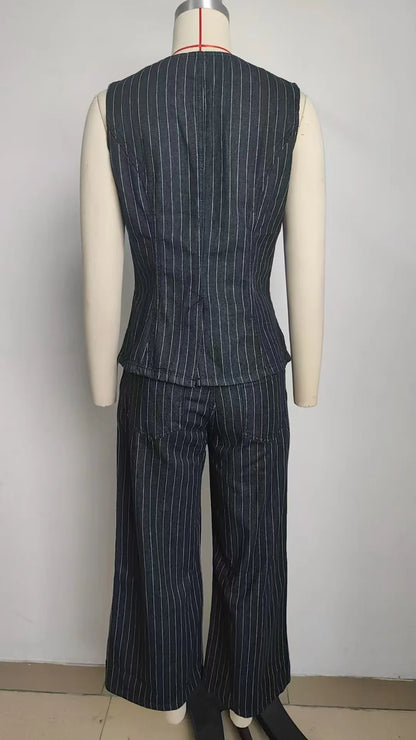 Two-Piece Vest Set