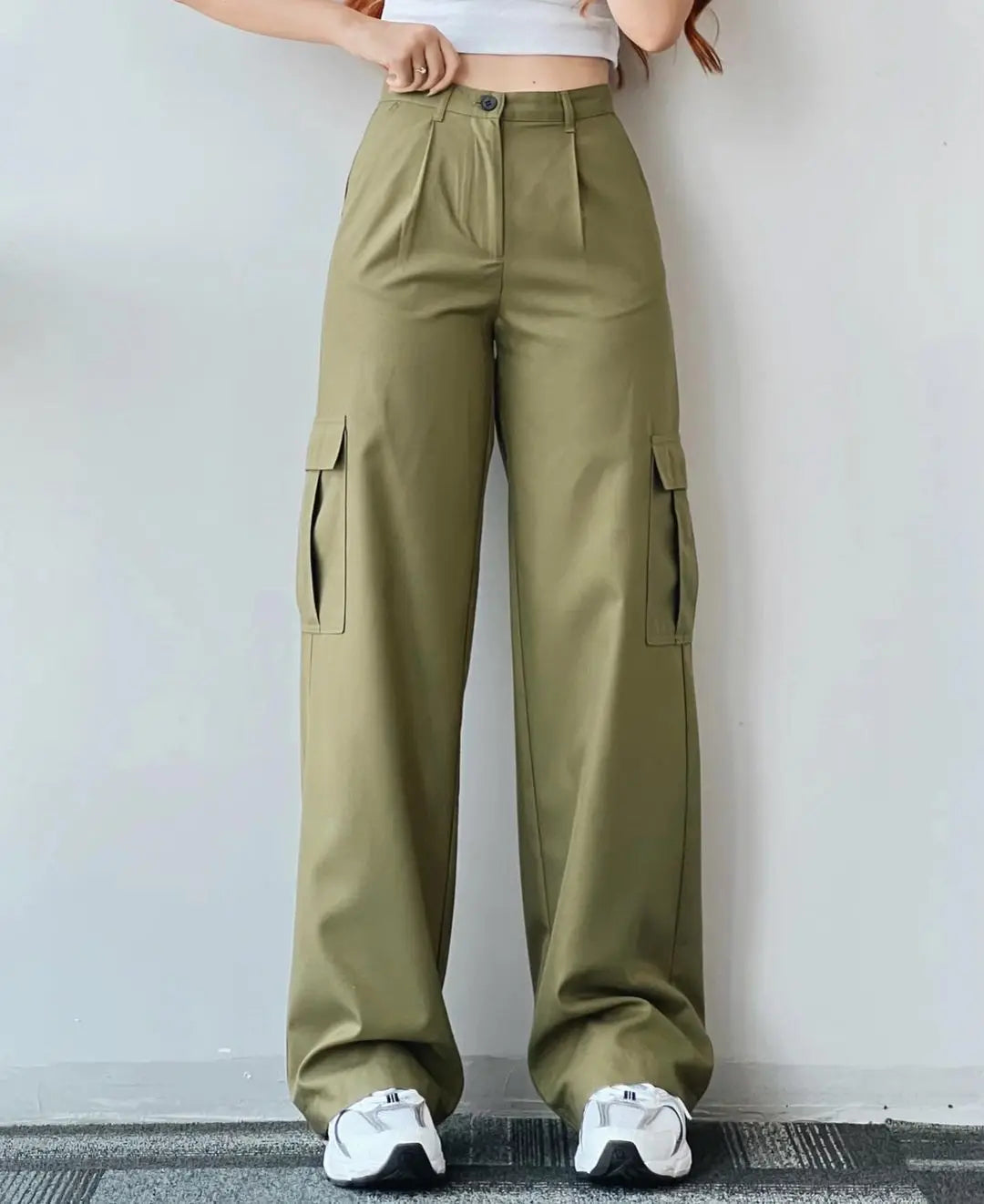 Y2K Wide Leg Cargo Streetwear Pants
