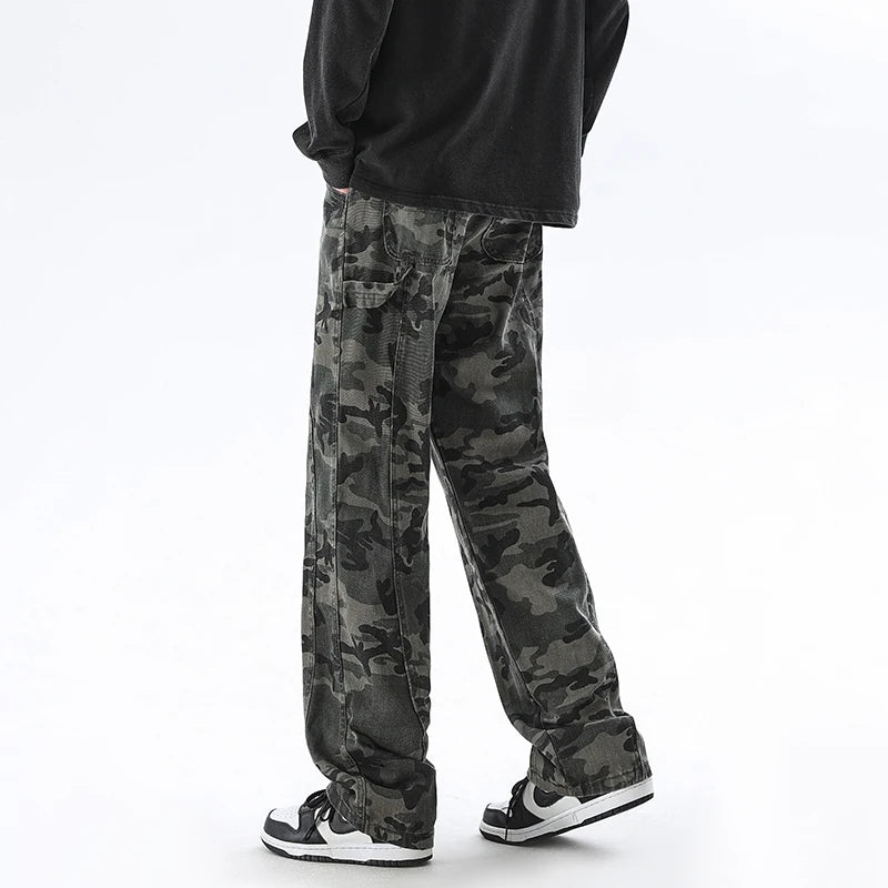 Grey Cargo Jeans