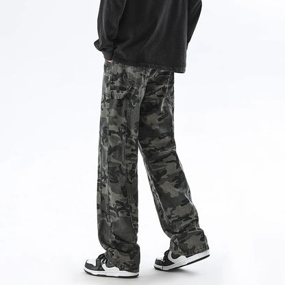Grey Cargo Jeans