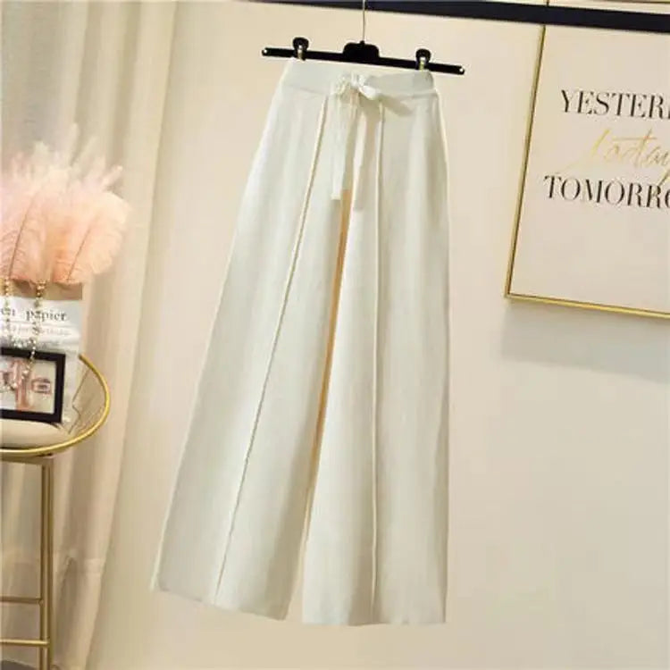 Straight Wide Leg Pants
