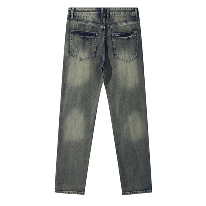Men’s Y2K Ripped Distressed Jeans