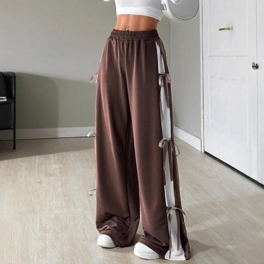 Lace-Up Casual Trousers