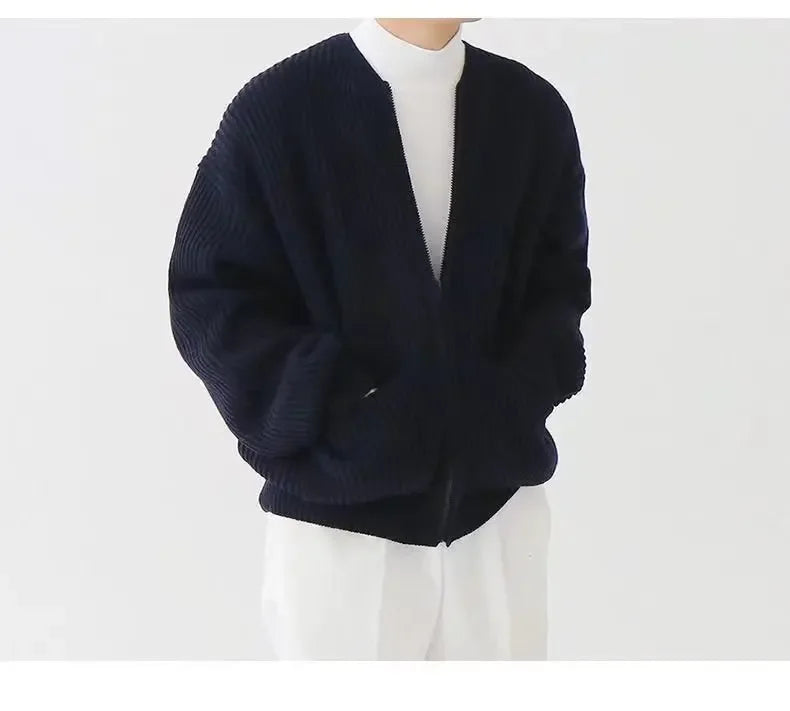Men Zipper Sweater