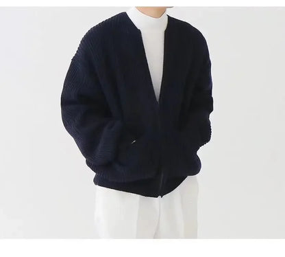 Men Zipper Sweater